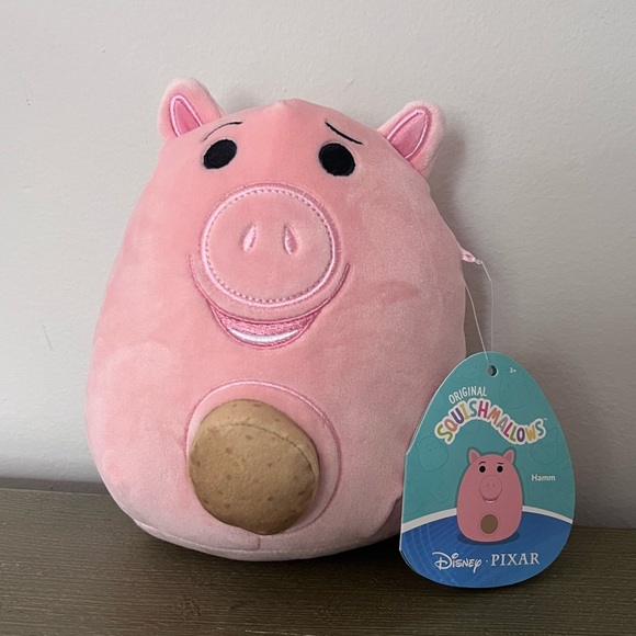 NWT Disney Pixar Squishmallows Hamm Plush Toy Story Collectible - Picture 1 of 6